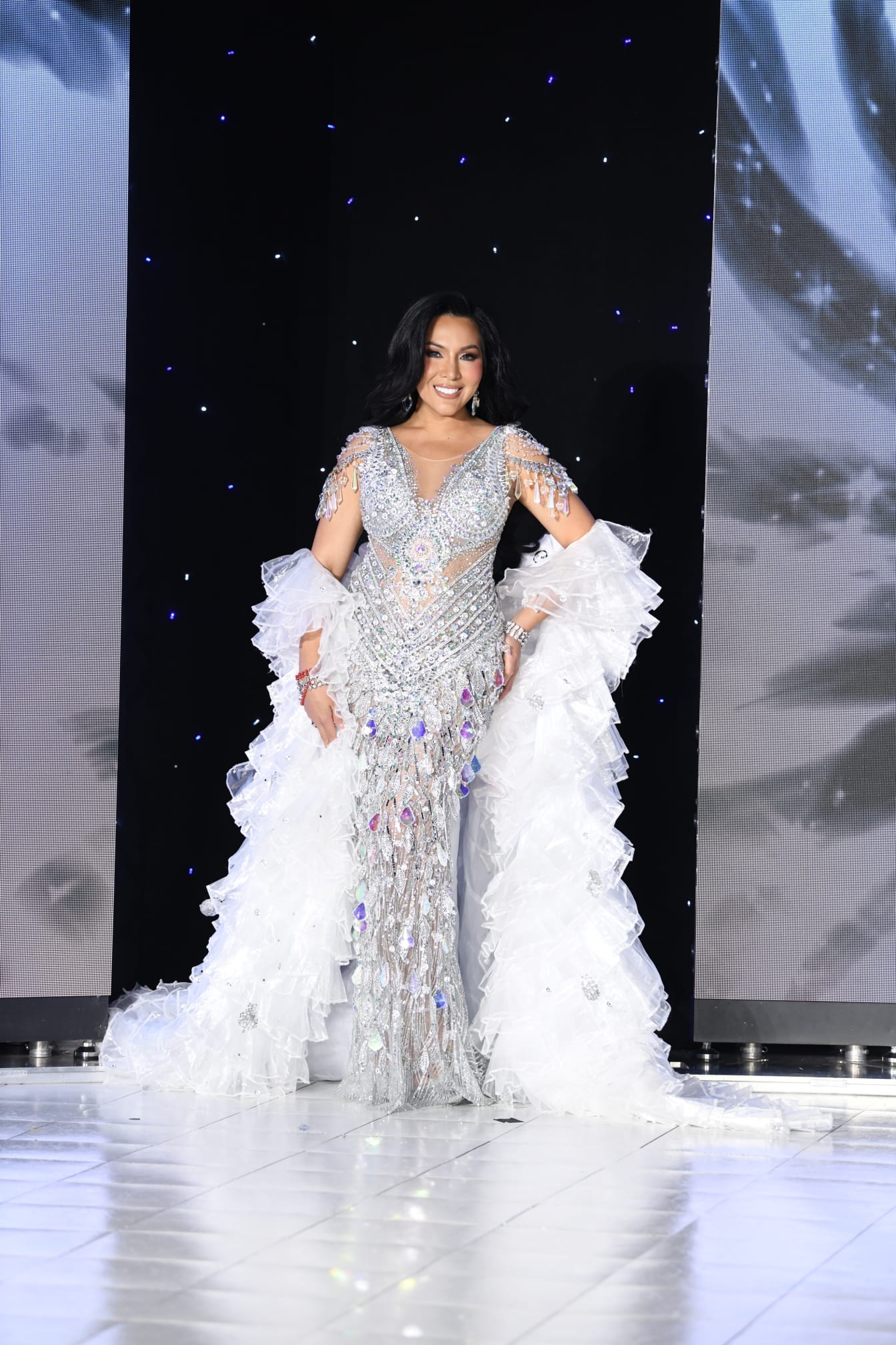 Kimberley Grey Ortiz on stage